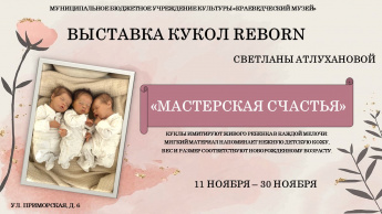 Выставка кукол REBORN "Мастерская счастья"